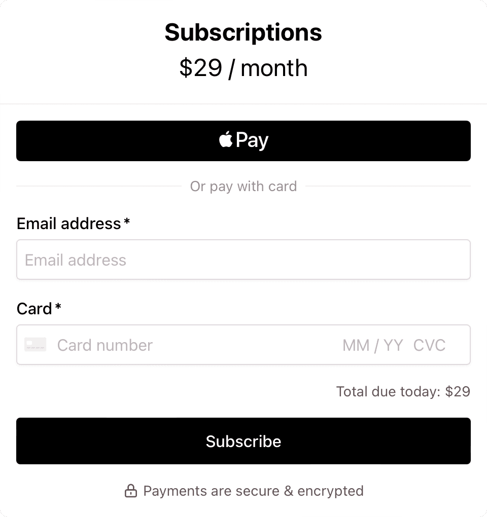 Subscriptions