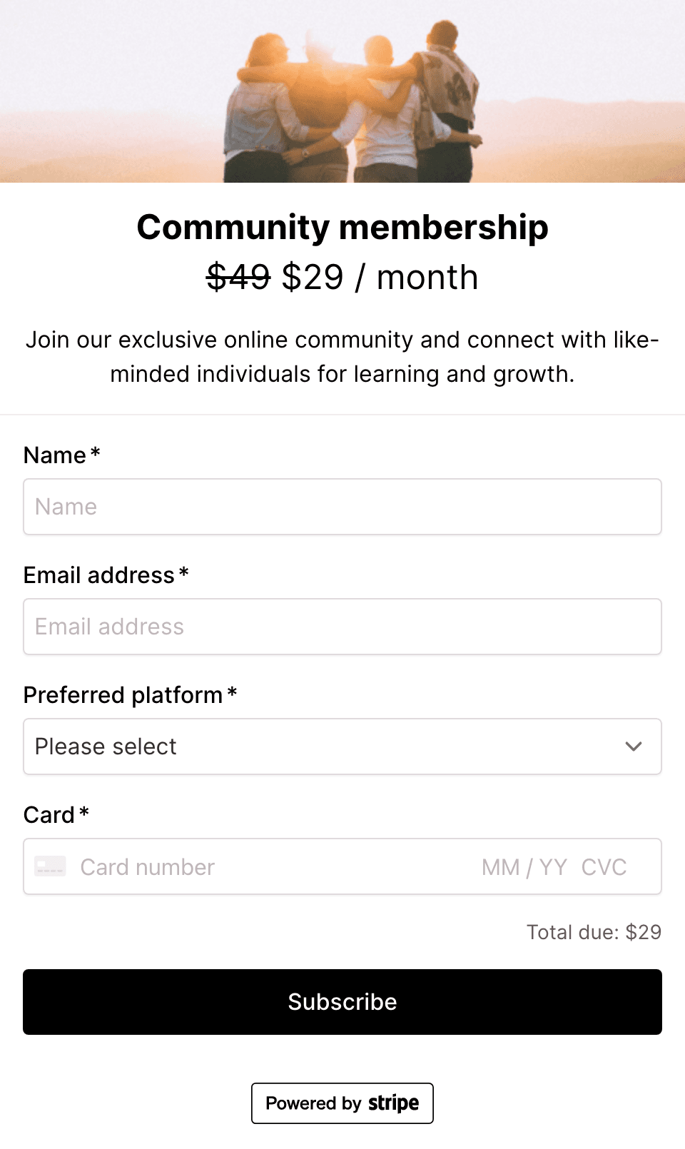 Community membership 