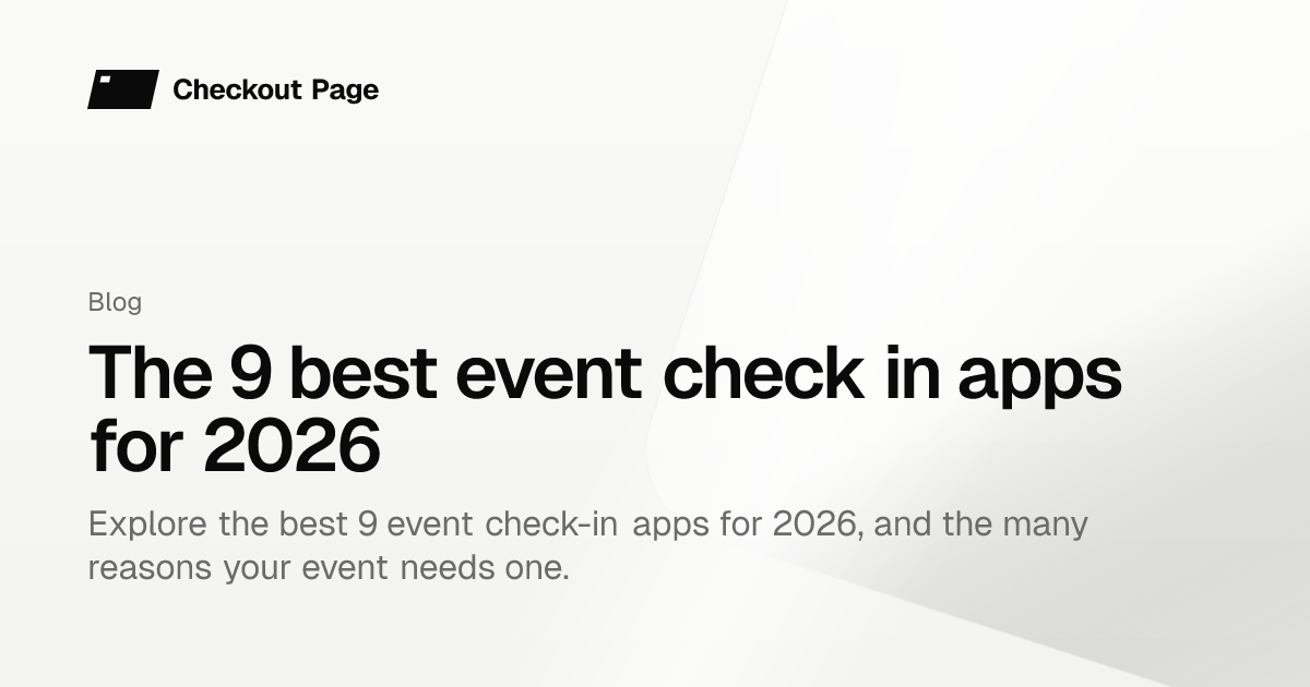 The 9 best event check in apps for 2026