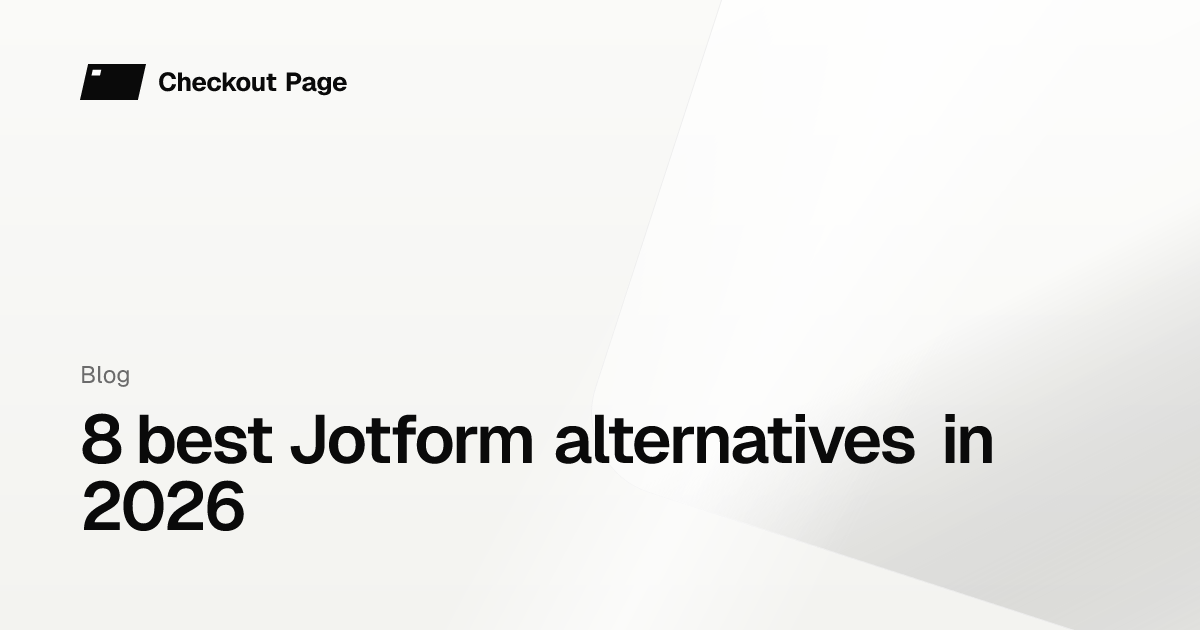 8 best Jotform alternatives in 2026